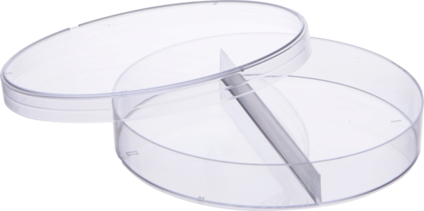 2 Compartment Petri Dish, PS_Lab Technologies 2 Compartment Petri Dish, PS_Lab Technologies