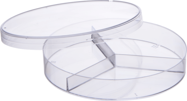 3 Compartment Petri Dish, PS_Lab Technologies 3 Compartment Petri Dish, PS_Lab Technologies